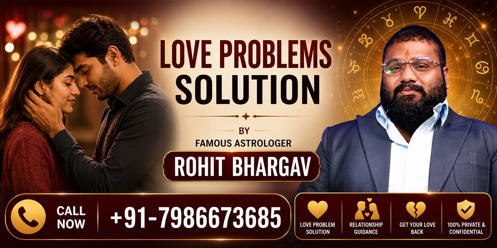 Astrologer Rohit Bhargav Call +91-7986673685