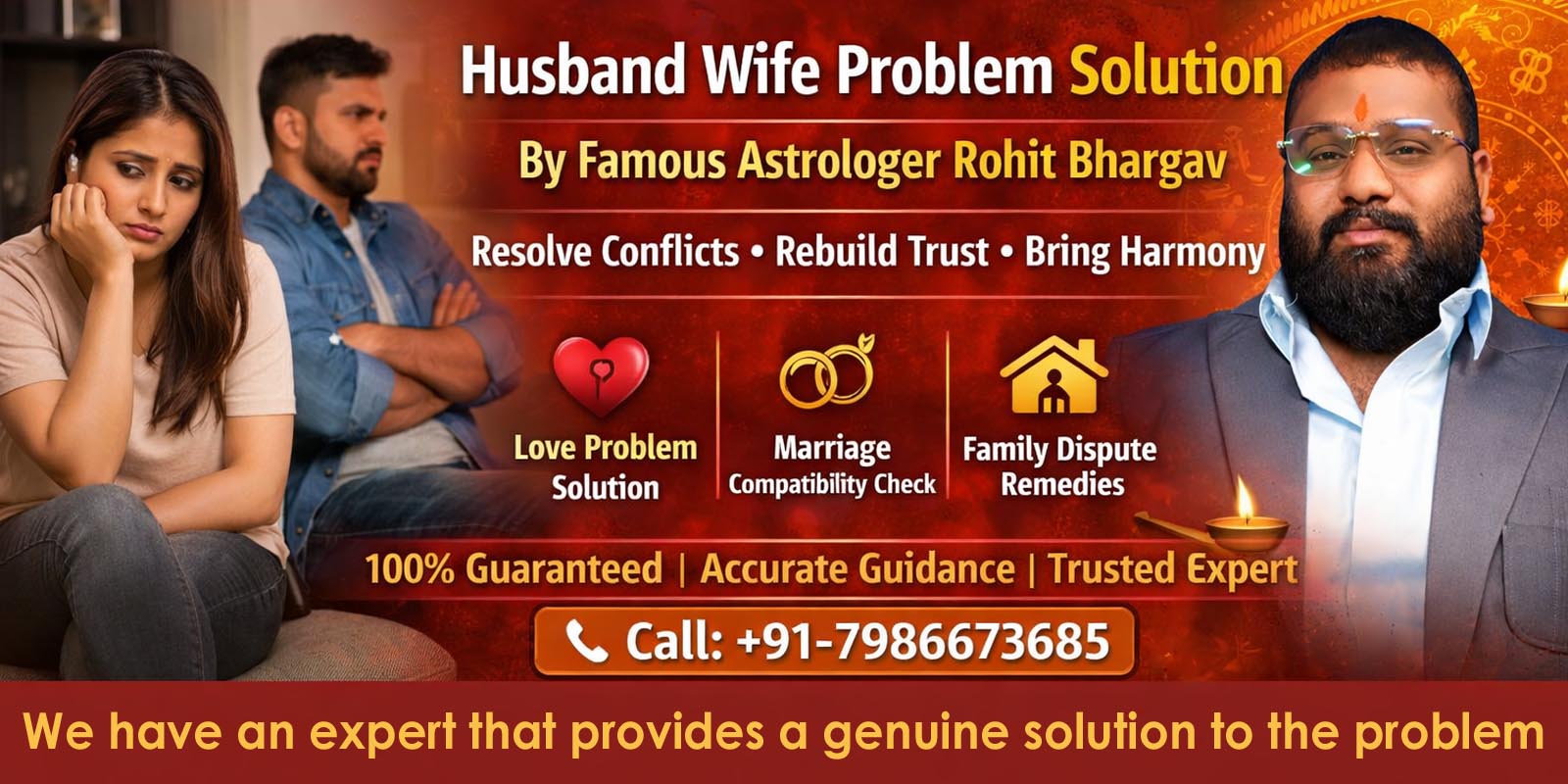 Astrologer Rohit Bhargav Call +91-7986673685